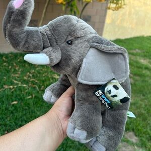 WWF Adoption Gray Elephant Plush Toy - Soft Stuffed Animal